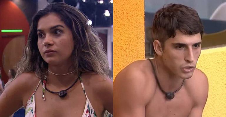 BBB20: Gizelly confronta Prior: ”Você foi hipócrita quando aceitou o Cinema”