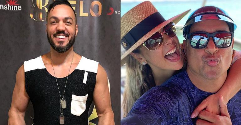 Belo relembra clique antigo ao lado de Carla Perez e Xanddy: ”Deus abençoe vocês”