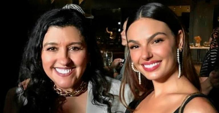 Isis Valverde e Regina Casé se divertem na gravação de ‘Amor de Mãe’