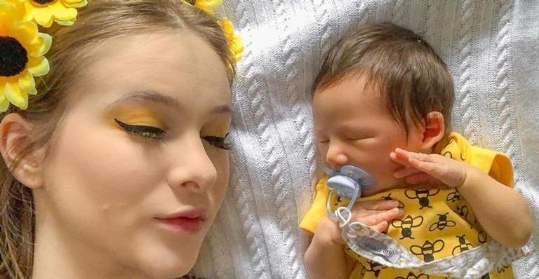 Esposa de Pyong Lee, Sammy mostra presente de grife que o filho, Jake, ganhou