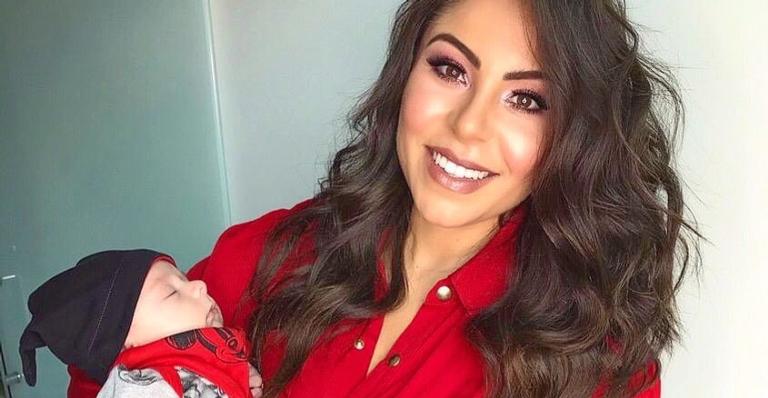 Andressa Ferreira encanta seguidores com registro do filho dormindo: ”Estourando o fofurômetro”