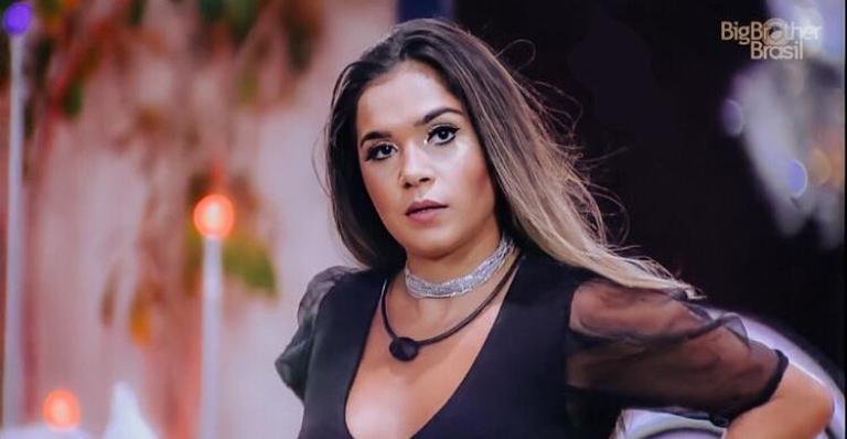 BBB20: Gizelly comemora saída de Prior da Prova do Líder: ”Ainda bem que saiu”