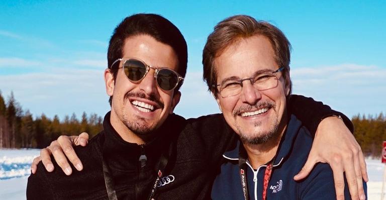 ”Maior companheiro”, diz Enzo Celulari ao homenagear o pai no dia do aniversário