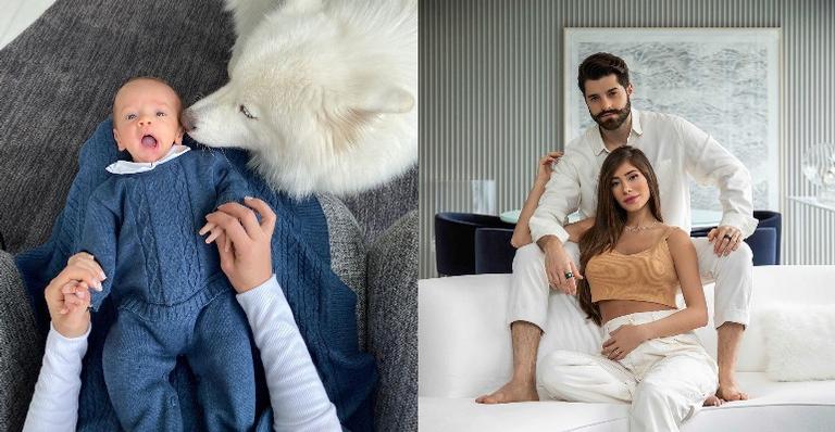 Romana Novais mostra momento do filho com o cachorro da família e revela: ”Tinha receio”