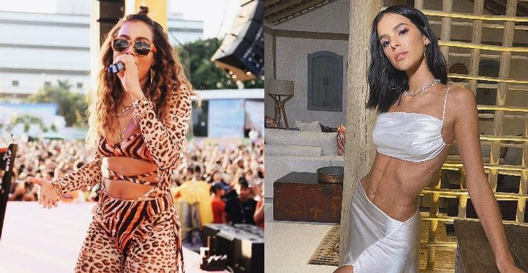 Bruna Marquezine volta a seguir Anitta nas redes sociais e revela motivo: ”Aprender”