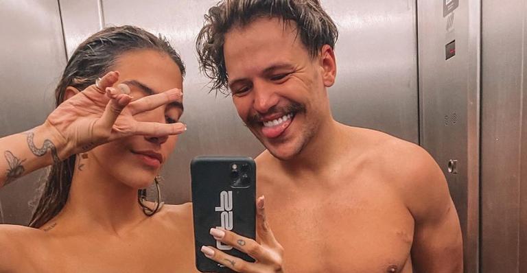 Saulo Poncio posta foto ao lado de Gabi Brandt e divide a web: ”A falta de amor próprio”