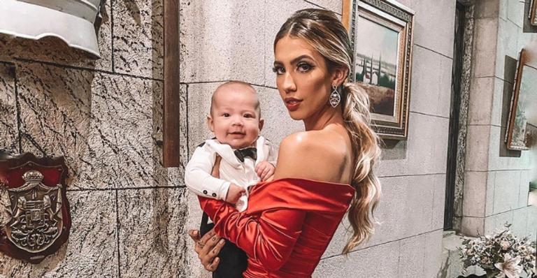 Gabi Brandt exibe clique fofíssimo do filho e explode o fofurômento na web