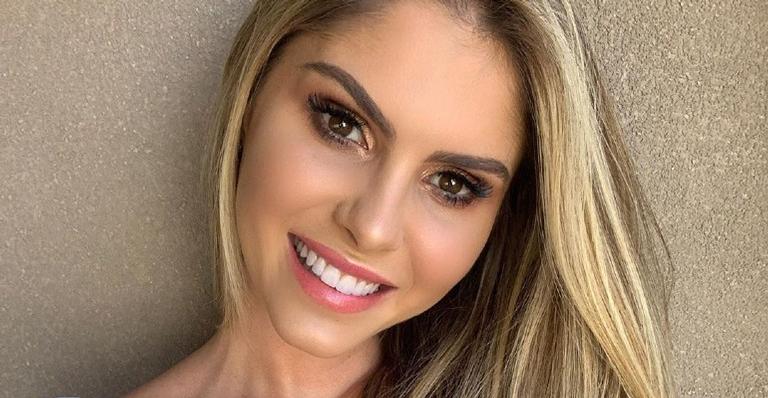 Durante quarentena, Bárbara Evans aparece toda maquiada e brinca: ”Por aqui sextou”