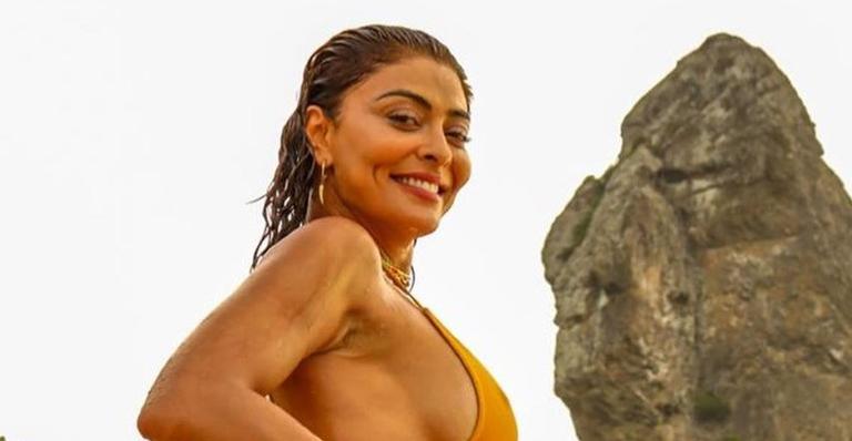 Após completar 41 anos, Juliana Paes mostra como foi sua festa de aniversário durante a quarentena