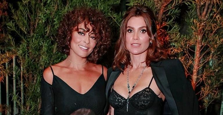 Flávia Alessandra parabeniza Juliana Paes em seu aniversário: ”Continue brilhando pra vida”