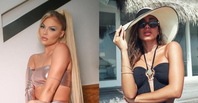 Luísa Sonza aproveita aniversário de Anitta para se declarar: ”Te amo e te admiro”