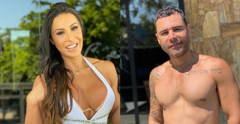 Gracyanne Barbosa parabeniza Rodrigo Sant’Anna pelo aniversário: ”Privilégio estar perto de você”