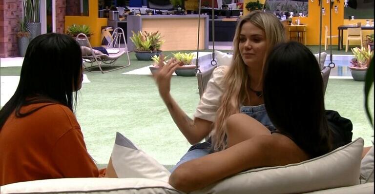 BBB20: Marcela pede para Mari e Flayslane: ”Vamos evitar falar mal das pessoas”