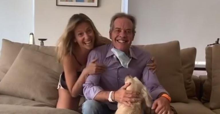 Internado com covid-19, marido de Luisa Mell retorna para casa: ”Obrigada Deus”