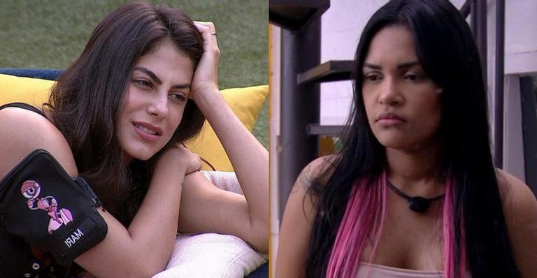 Mari e Flayslane discutem em festa da semana e se alfinetam no BBB 20