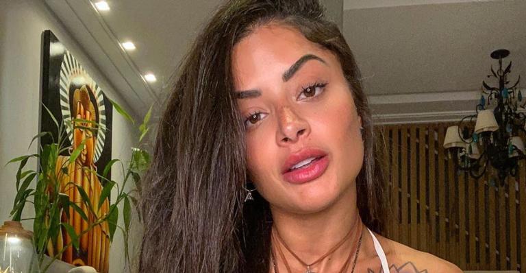 De quarentena, Aline Riscado manda mensagem para os fãs: ”Ânimo, galera de casa”