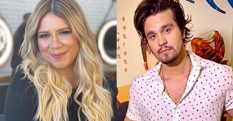 Marília Mendonça pede para que Luan Santana faça uma live e fãs comemoram: ”Luanete raiz”