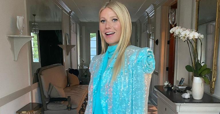 Gwyneth Paltrow surge de cara lavada em clique raro com os filhos