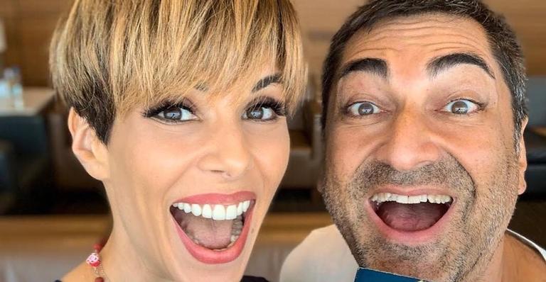 Ana Furtado parabeniza Zeca Camargo: ”Que não demore muito pra gente poder se dar aquele abraço”