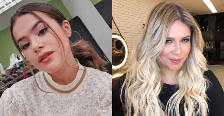 Maisa posa ao lado de Marília Mendonça e declara ansiedade para a live da cantora: ”Falta muito?”