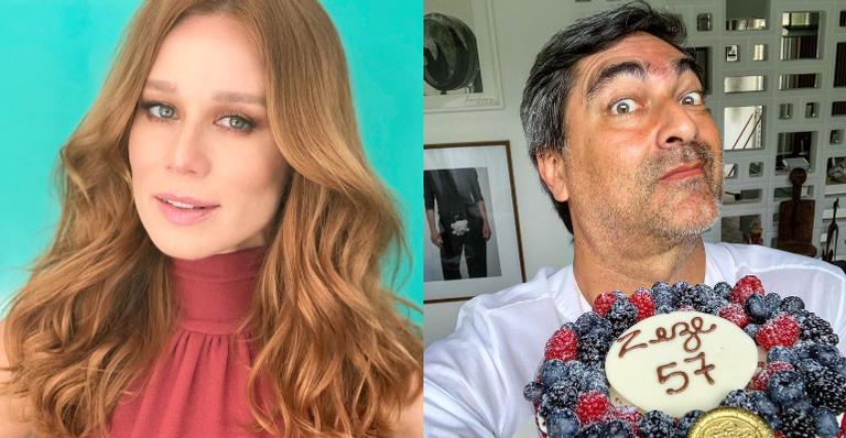 Mariana Ximenes parabeniza Zeca Camargo nas redes sociais: ”Um dos meus seres humanos favoritos”