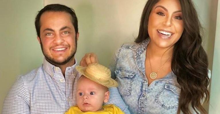 Andressa Ferreira e Thammy Miranda celebram três meses do filho, Bento