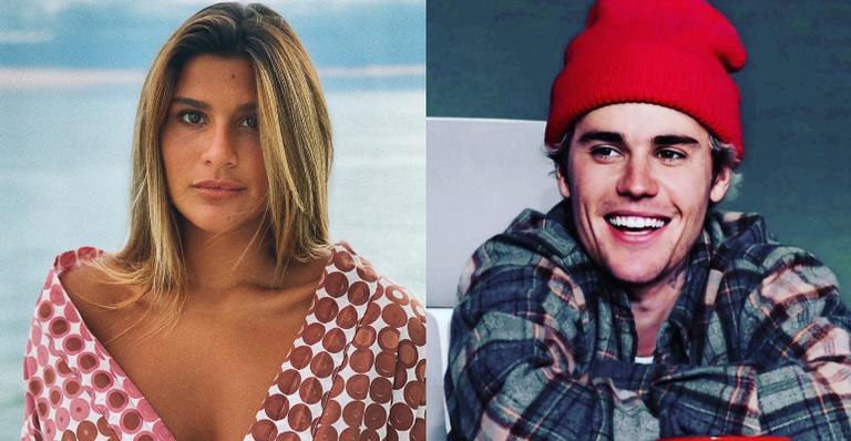 Giulia Costa brinca e pede para ser garota propaganda da marca de Justin Bieber