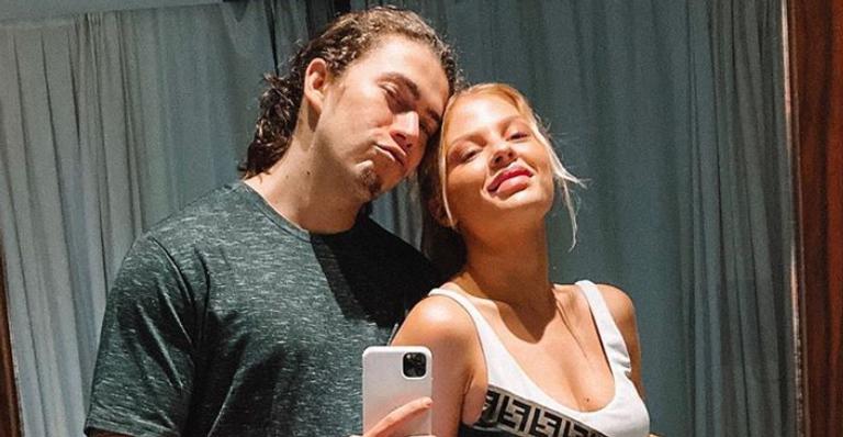 Luisa Sonza muda o visual de Whindersson Nunes e comenta: ”Meu amor ta lindo”