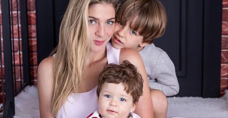 Luma Costa se encanta com clique dos filhos se divertindo na Páscoa: ”Meus tesouros. Minha vida”