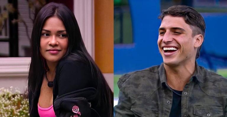 Após eliminação, Felipe Prior exibe conversa com Flayslane: ”Olha o coração dessa menina”