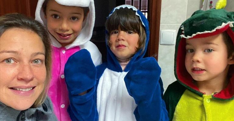 Luana Piovani encanta seguidores com cliques fofíssimos dos filhos durante a quarentena