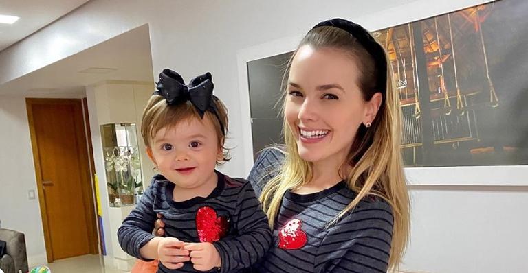 Thaeme comemora o primeiro ano de vida de sua filha, Liz: ”Chegou trazendo sorrisos”