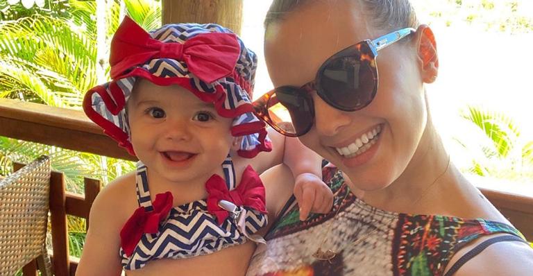 Thaeme Mariôto exibe tema de aniversário de um ano da filha: ”Mesmo tema que minha mãe escolheu”