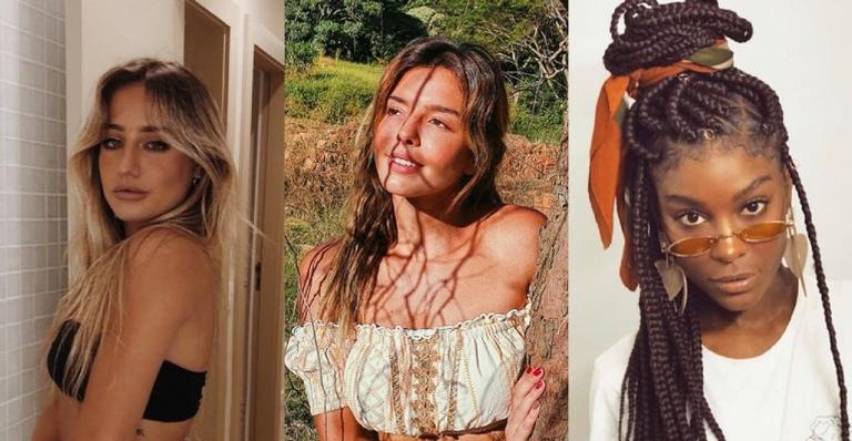 Bruna Griphao posta foto com Giovanna Lancellotti e Jeniffer Dias e revela estar com saudades