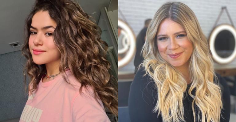 Durante live de Luan Santana, Maisa questiona Marília Mendonça: ”Como tá o coração?”