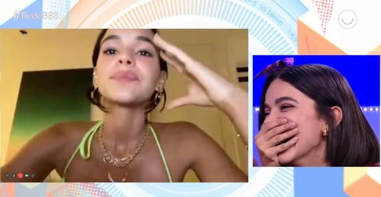 BBB20: ”Eu fui cancelada todos os dias”, brinca Bruna Marquezine em conversa com Manu