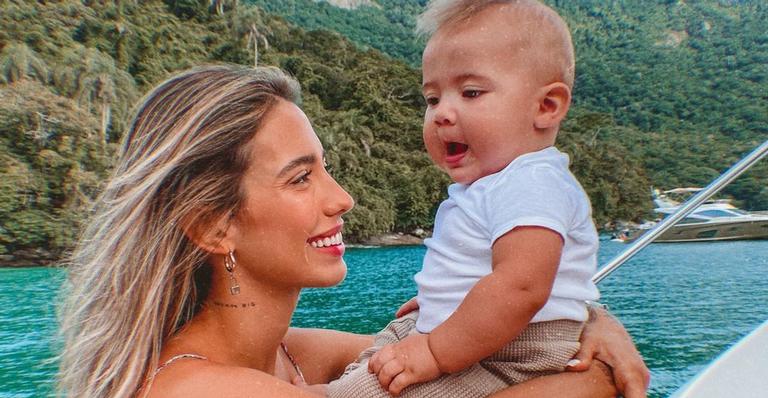 Gabi Brandt fala da relação de Davi com os primos: ”Ele é apaixonado”