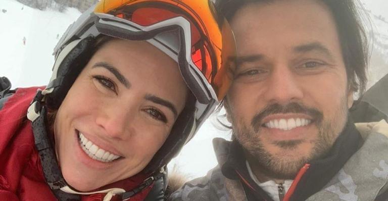 Patricia Abravanel comemora 3 anos de seu casamento com Fabio Faria
