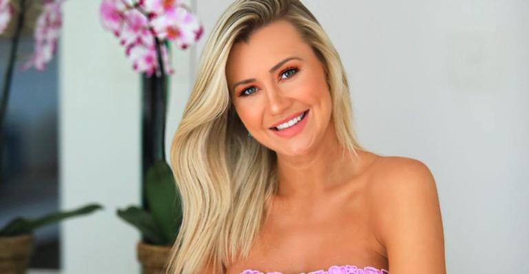 Ana Paula Siebert compartilha cliques do barrigão e diz: ”Vicky pode chegar a qualquer momento”
