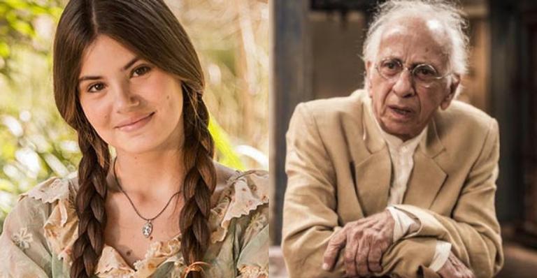 Camila Queiroz presta homenagem a Flavio Migliaccio: ”Você foi puro talento e genialidade”