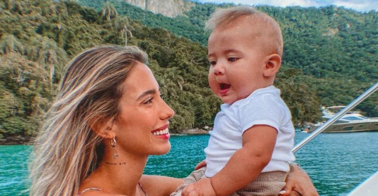 Gabi Brandt se surpreende com crescimento do filho e dispara: ”Dá para acreditar?”