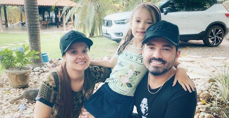 Maiara flagra momento fofo de Fernando Zor com a filha e se declara: ”Não tem preço”