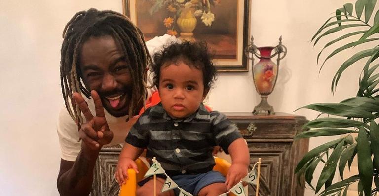 Jonathan Azevedo celebra sete meses do filho, Matheus: ”Meu anjo na vida”