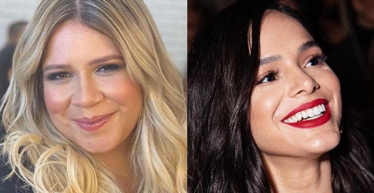 Marília Mendonça mostra bolo fit e Bruna Marquezine pede: ”Passa essa receita, tá lindo”