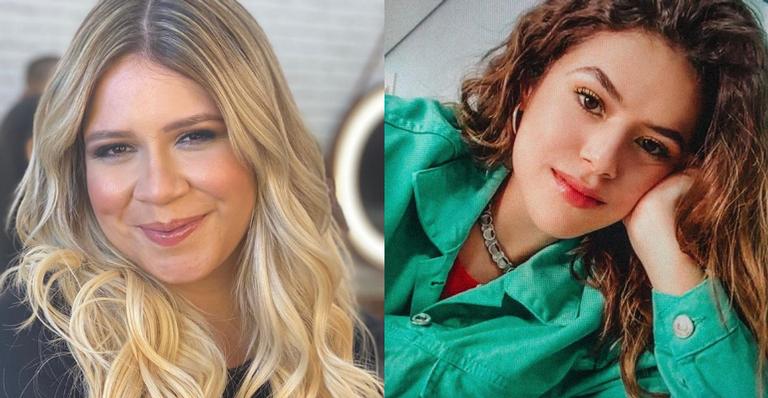 Marília Mendonça pede receita de bebida para Maisa Silva: ”Prima, como faz?”