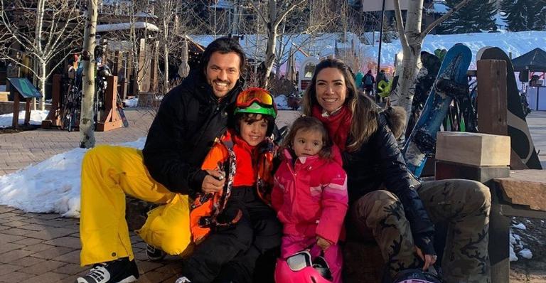 Patricia Abravanel relembra clique em família: ”De quando soube que ia ser mãe pela terceira vez”