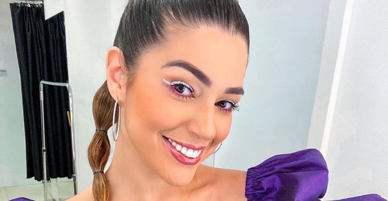 Vivian Amorim apresenta namorado com romântica declaração: ”Obrigada por ser você”