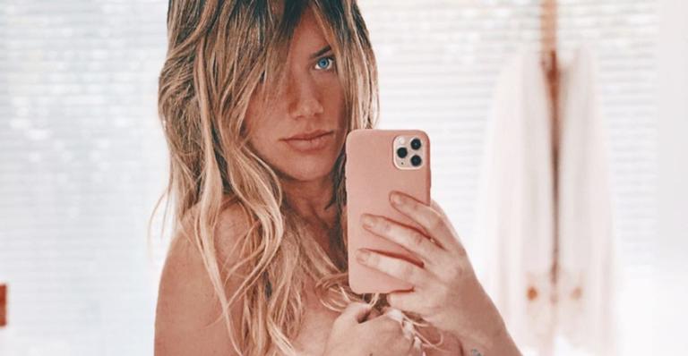 Giovanna Ewbank completa 30 semanas de gestação e exibe barrigão em clique: ”Deslumbrante”