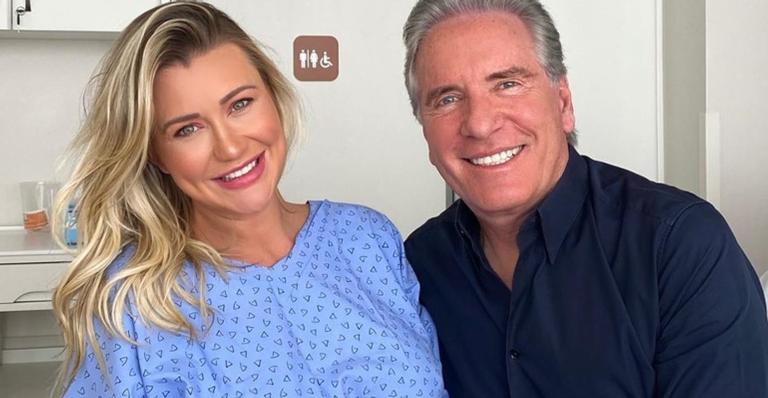 Roberto Justus encanta ao exibir foto com a filha recém-nascida: ”Logo após o nascimento!”