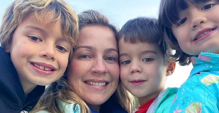 Luana Piovani encanta seguidores com registros de seus filhos